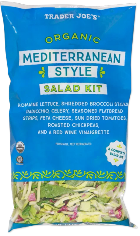 Organic Mediterranean Style Salad Kit