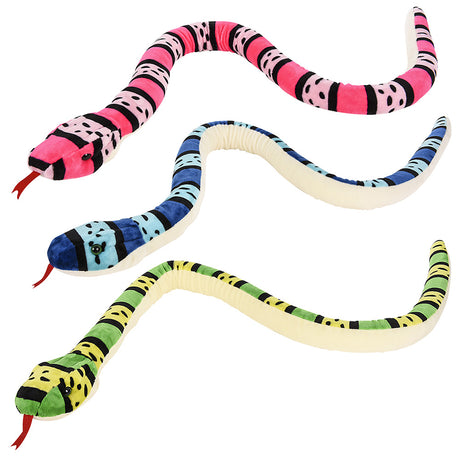 Plush Snake Assortment 67"