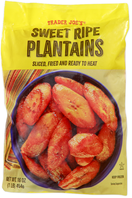 Sweet Ripe Plantains Frozen Caramelized Plantain Slices 16 Oz