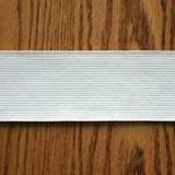 2" Wide White Braided Elastic Trim