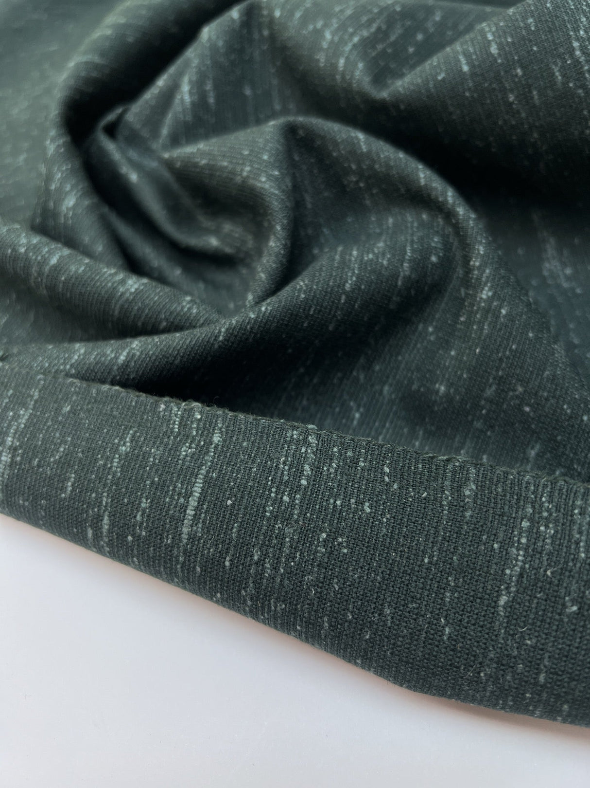 Wool Melange Green Shades Fabric