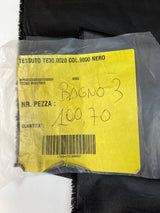 Italian Black Waterproof Polyester Jacket Fabric