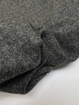 Wool Tweed Fabric Melange Gray
