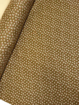 Wool Twill Brown Green Printed