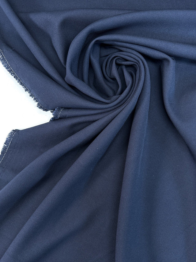 Blue Polyamide Cotton Elastane Knit