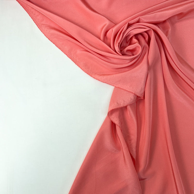 Pink Polyester Crepe