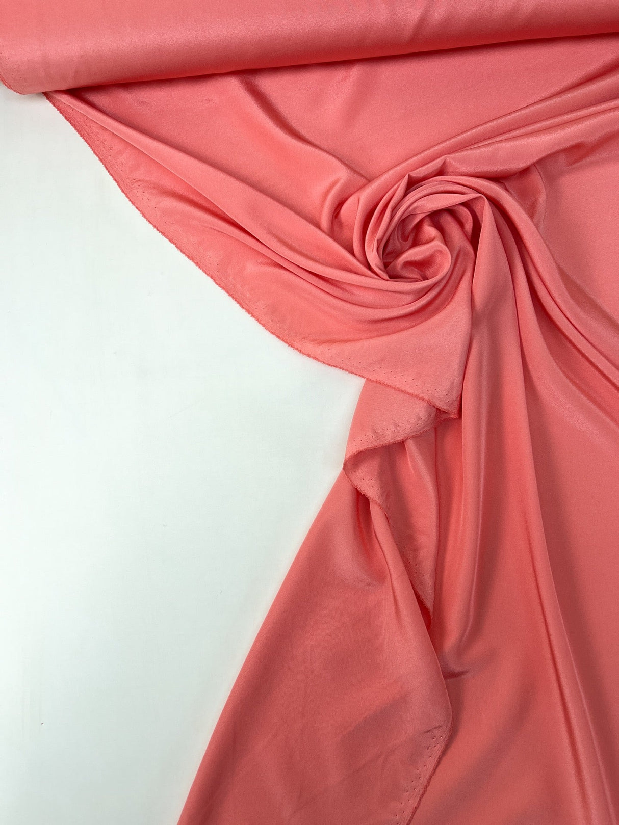 Pink Polyester Crepe