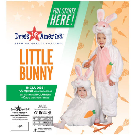 Cozy Little Bunny Cape Costume Set
