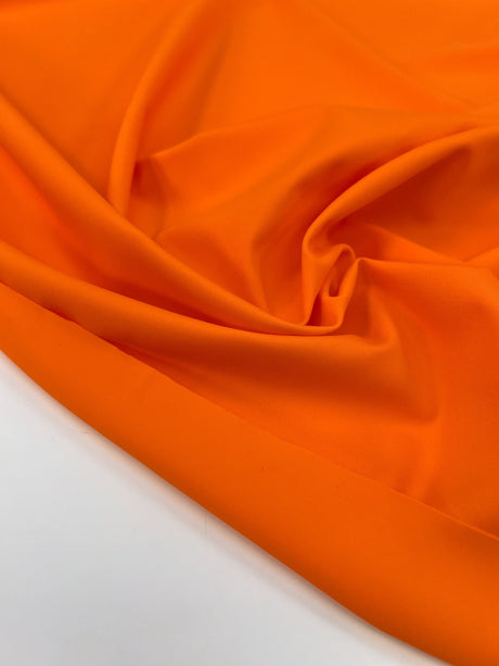 Orange Stretch Knitted Fabric