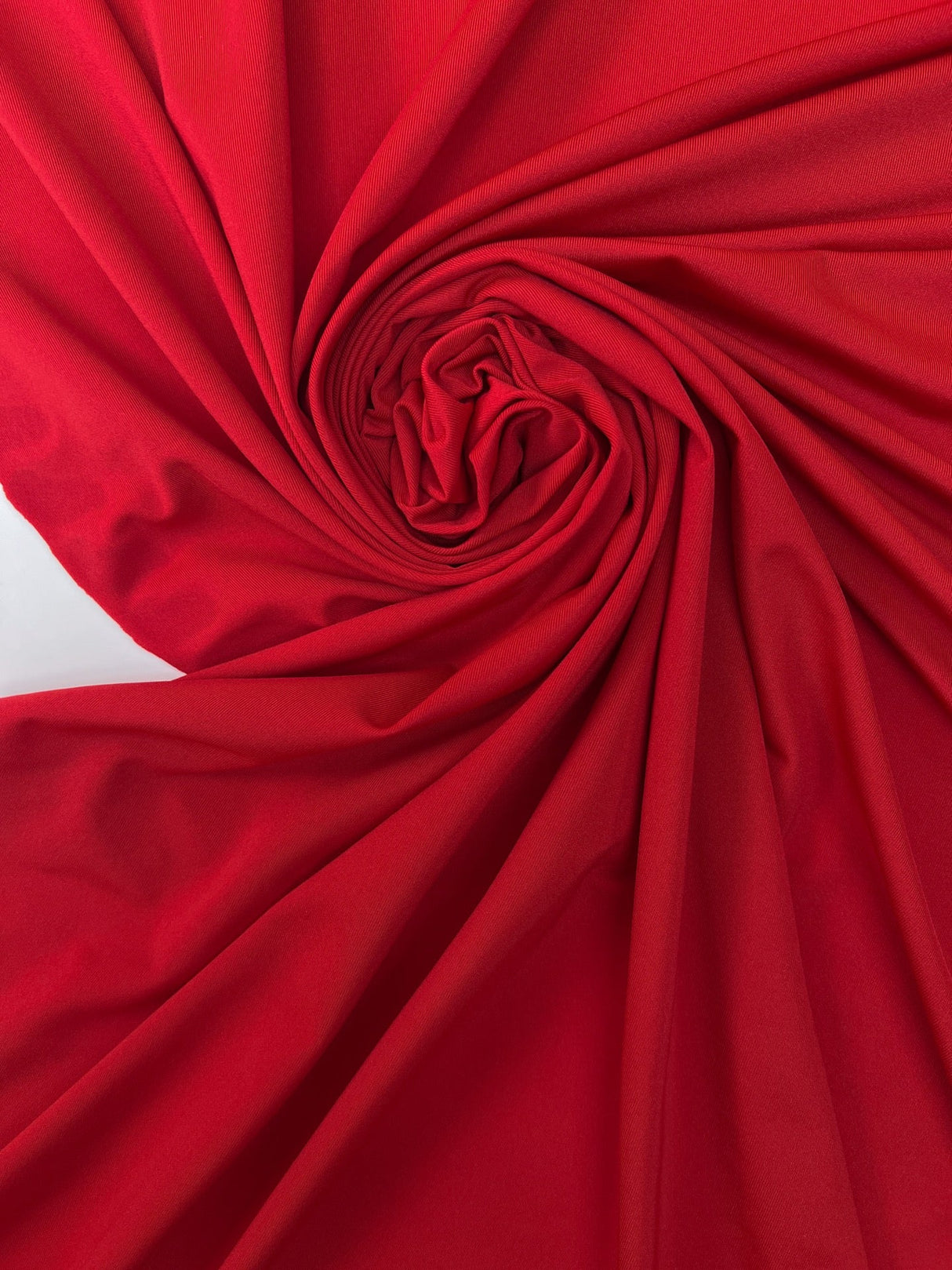 Red Stretch Knitted Fabric