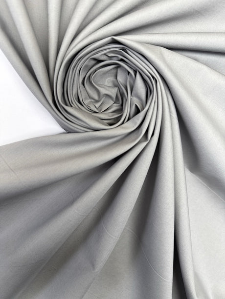 Cotton Poplin Gray