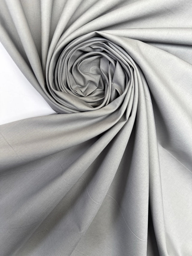 Cotton Poplin Gray