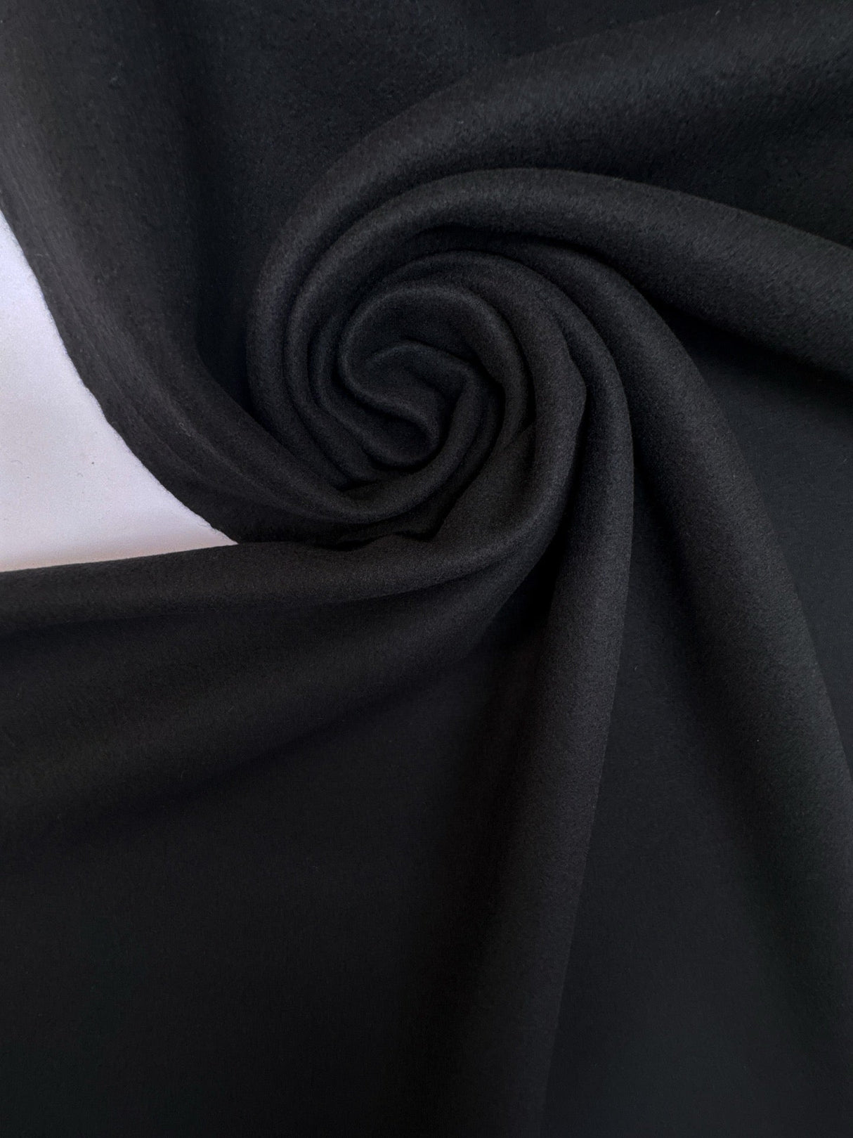 Virgin Wool Tweed Black