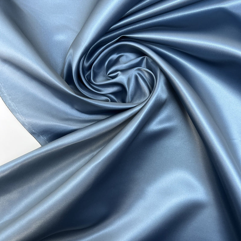Polyamide Satin Fabric Blue