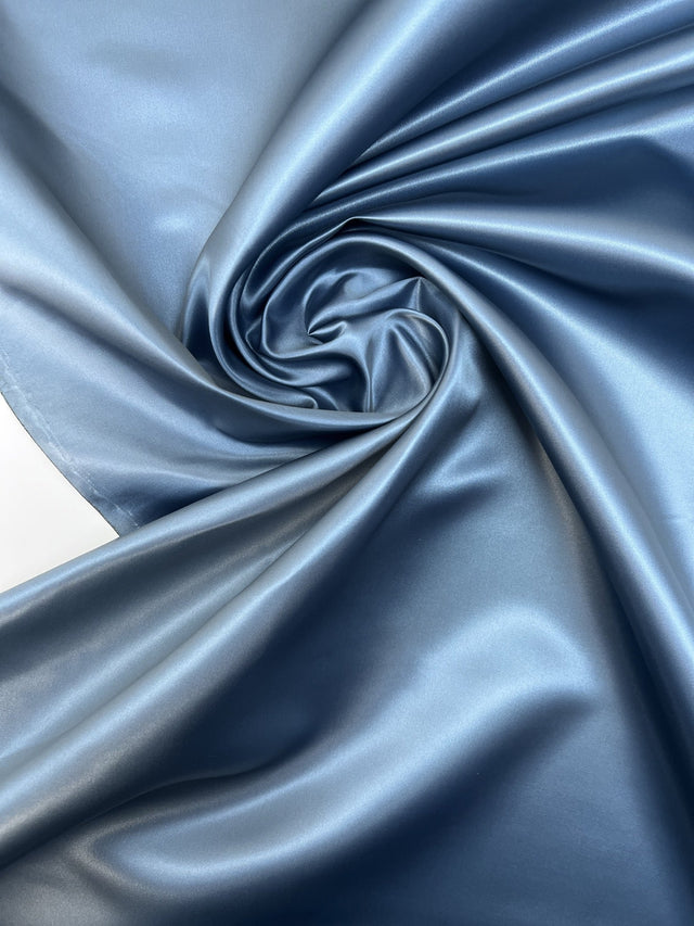 Polyamide Satin Fabric Blue
