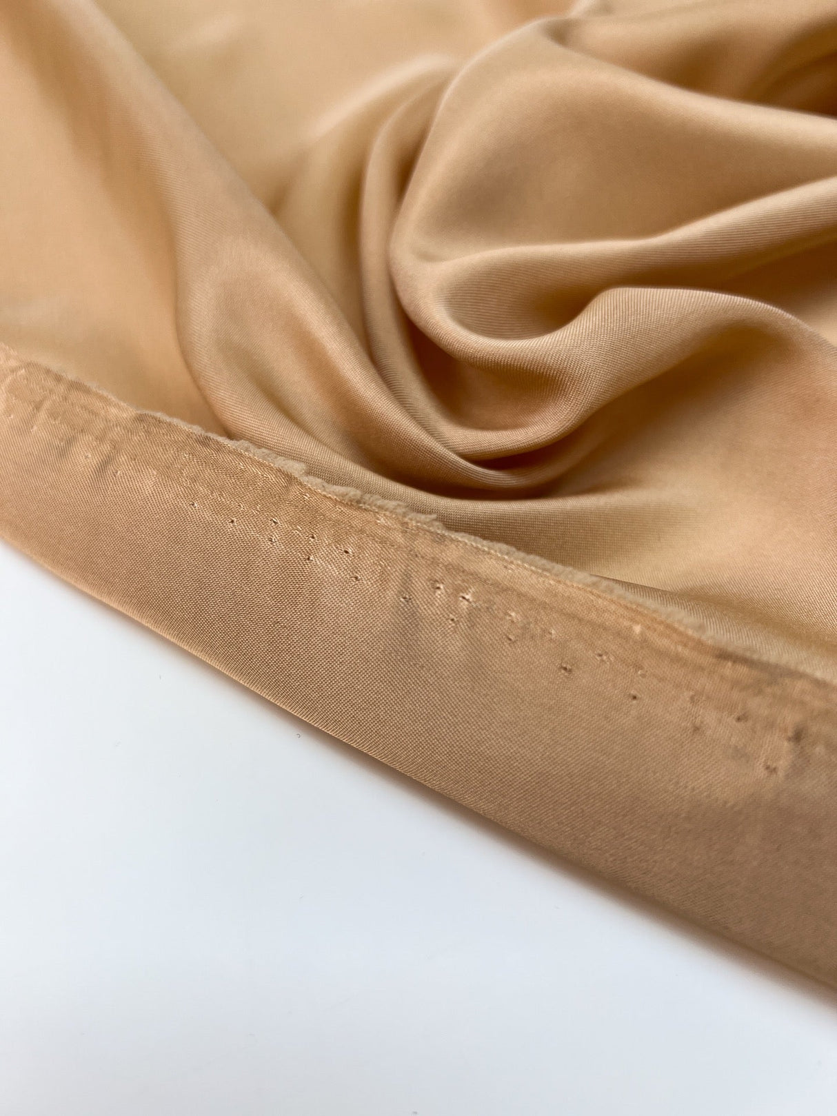 Viscose Lining Fabric Beige Stretch