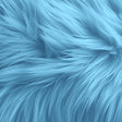 Faux Fur Fabric Squares Baby Blue