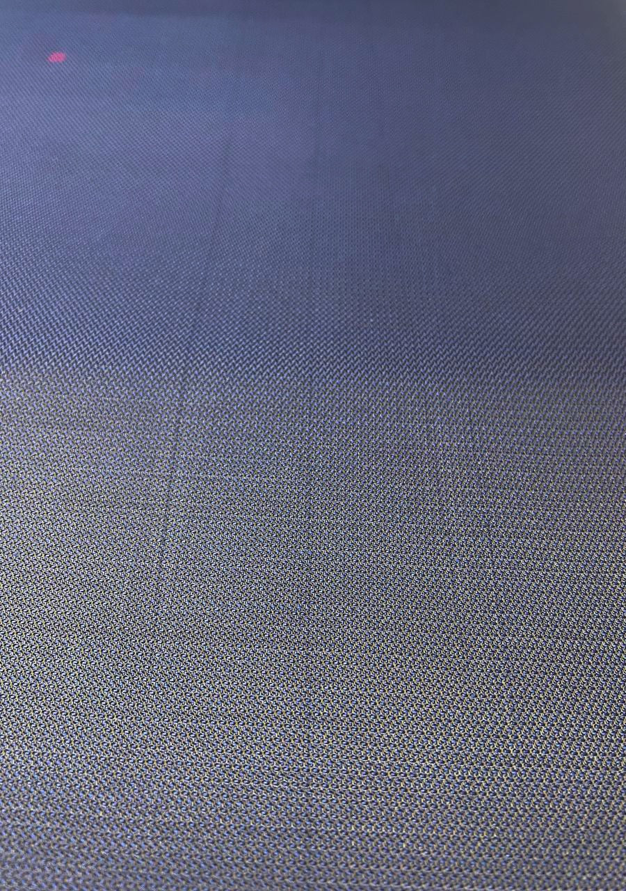 Italian Changeant Wool Polyamide Fabric Blue Black