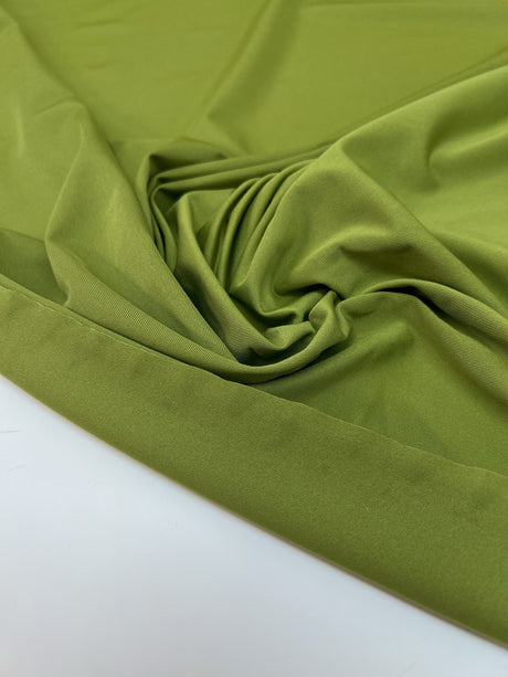 Green Stretch Knitted Fabric