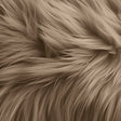 Faux Fur Fabric Squares Beige