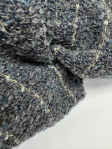 Virgin Wool Bouclé Gray-Blue