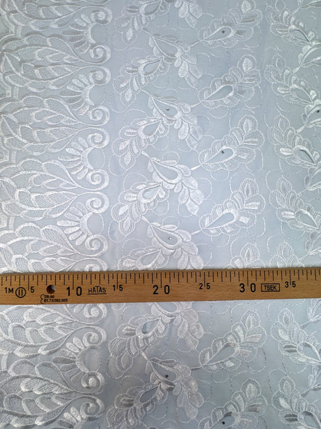 White Polyamide Woven Fabric