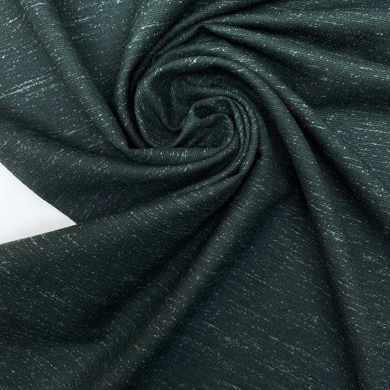 Wool Melange Green Shades Fabric
