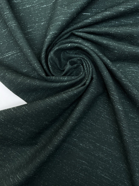 Wool Melange Green Shades Fabric