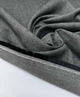 Wool Tweed Herringbone Suit Fabric Gray