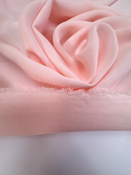Pink Polyester Crepe