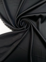 Black Viscose Satin Fabric