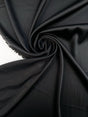 Black Viscose Satin Fabric