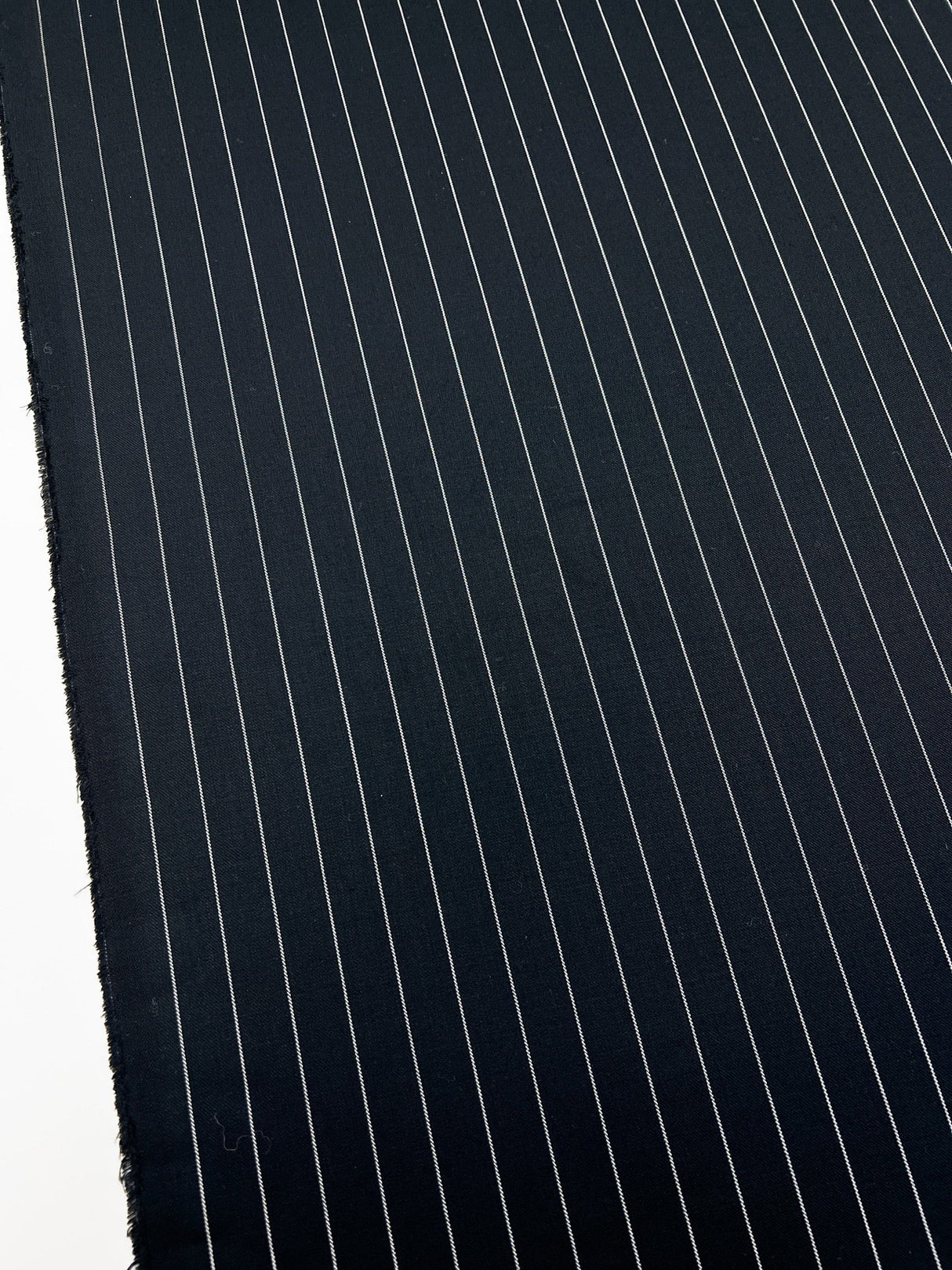 Black Wool Twill Suit Fabric