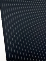 Black Wool Twill Suit Fabric