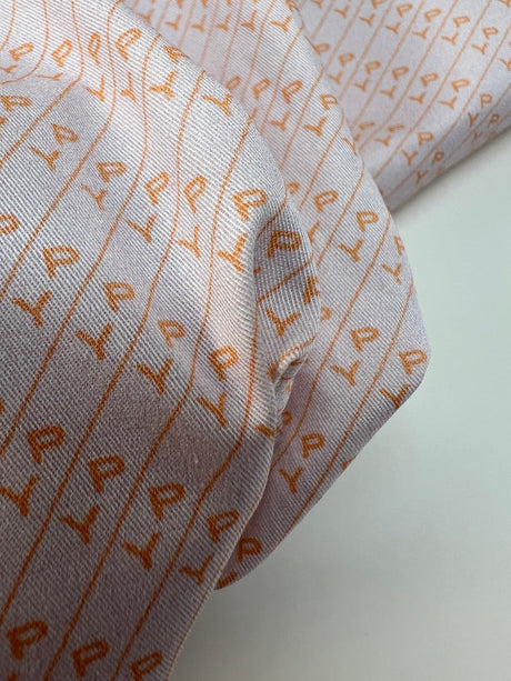 Printed White Cotton Twill