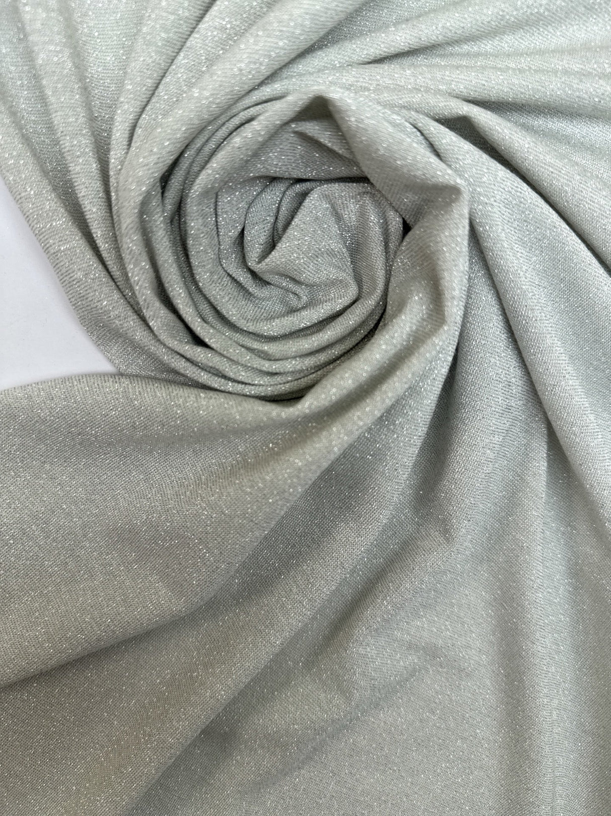 Viscose Lurex Knitted Fabric Silver