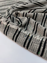 Italian Wool Striped Fabric Multicolour