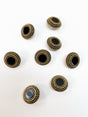 Italian Golden Black Metal Sewing Notions