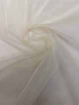 Beige Polyamide Mesh Fabric