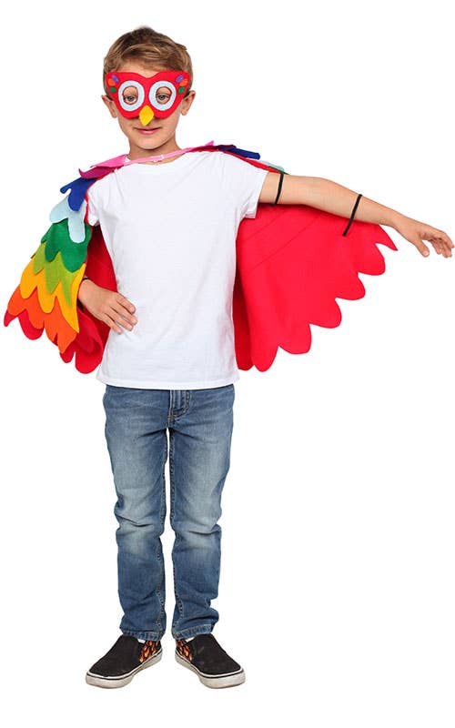 Colorful Parrot Costume - Kids