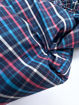 Polyester Woven Striped Checked Multicolour