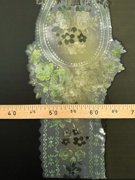 Printed Green Knitted Fabric