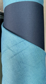 Wool Laminated Coated Fabric Beige Blue Orange