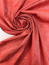 Polyamide Crinkled Orange Fabric