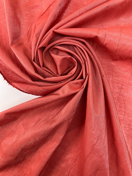 Polyamide Crinkled Orange Fabric