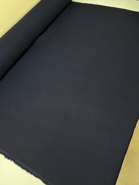 Wool Tweed Blue Striped Suiting