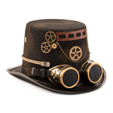 Steampunk Top Hat - Black