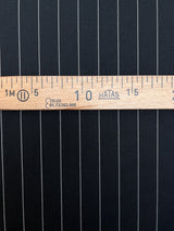 Black Wool Twill Suit Fabric