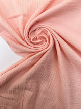 Cotton Bonded Muslin Fabric Pink