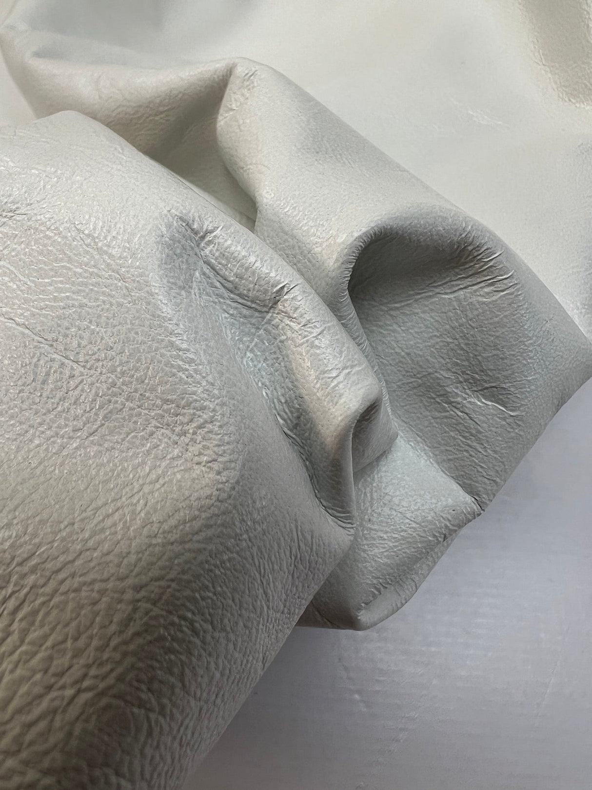 Stretch Leather White Shades